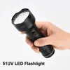 UV Flashlight Black Light, 51 100 128 LED 395 NM Ultraviolet Blacklight Detector for Dog Urine, Pet Stains and Bed Bug