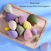 Sponges Applicators Cotton 7pcs Makeup Blender Sponge For Powder Concealer Foundation Buffing Stippling Super Soft Beauty Egg G5977032