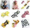 ins kids girls Bohemian fruit cotton Headband new good quality baby girl bow flower printed Turban Head Wrap bow Knot Soft