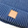 Unisex Solid Color Men Designers Beanie Hats Winter Hat For Woman Knit Bonnet Woman Autumn Warm Skullies