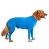 Apparel Dog Onesie contient des pertes de poils pour la maison, la voiture, les voyages, une chemise apaisante contre l'anxiété, une combinaison de récupération, un vêtement E Colla