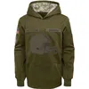 Cleveland Hommes Hoodies Sweatshirts Bro Salute to Service Sideline Pull Football américain mens Hoodie vêtements Olive