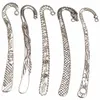 Biżuteria Komponenty Koń Grawerowane Duża Bookmark Prezenty Ślubne Antique Silver Metal Animal Horseshoe Biurko Akcesoria 124mm 30 sztuk
