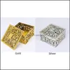 Подарочные мероприятия праздничные вечеринки поставки дома Gardengift Wrap Hollow Candy Box Square Mini Wedding Fashion Romantic Surprise Part Part Creative