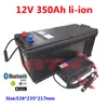 Laddningsbar 12V 350AH LITIUM LI JON Batteri för solenergi lagringssystem/elektrisk båt/RV/solpanel+20Acharger