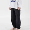 バンダナ印刷デニムパンツ男性女性ルーズストリートファッションメンズジーンズ210603