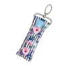 Perfekt lagringsläppstickhållare påse väska Key Ring Printing Keychain Gift Girl Väskor