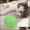 고양이 홈 Gardencat 장난감 사랑스러운 애완 동물 LED 롤링 플래시 공 USB 전기 방수 마술 개 내구성있는 활동 용품 재미있는 대화 형 장난감