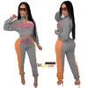 Women's Tracksuits sports suits blouses shirts trousers 2 letters printed sportswear fashionable sportswear