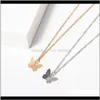 Andra halsband hängar juvelerwholesale - detaljhandel lägsta pris julklapp högkvalitativ gyllene/siery mode trend halsband drop deli