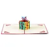 Confezione regalo Star 3D Pop Up Biglietti d'auguri fatti a mano Biglietto di ringraziamento di compleanno per bambini Forniture per feste festive