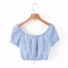 Sommer-Chiffon-Rock zweiteiliges Set Vintage Frauen Puffärmel Rüschen Crop Top + hohe Taille elegante Strand koreanische Kleidung 210521