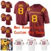 Maglie NCAA College ISU Iowa State Cyclones 25 Sheldon Croney Jr.28 Breece Hall 3 JaQuan Bailey Kene Nwangwu 9 Joseph Scates Calcio personalizzato cucito