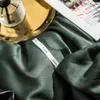 Sondeson Luxury 100% Silk Beauty Bearding Set 25 Momme Silk Dought Cover Набор плоских листовых кроватей Льняная наволочка для дома Кровать 4 шт. 210706