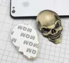 Halloween Car Sticker Skull Skull Bone 3D Metal Chrome Car Motor Logo Logo Sticker Decal Ups DHL New Arcip Car9673054