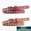 Nouvelles femmes taille ceinture sangle rivets creux bracelet en cuir PU pour femmes ceinture mince femme dames jeans vêtements accessoires prix usine conception experte qualité