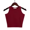 Hot 2021 New Women Sexy Cotton Crop Top Crop Bustier Multicolor Sleeveless Cropped Blusas Vest Tank Top Camisole Y0824