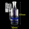 Hookahs Classical Ash Catcher 14mm 18mm 18.8mm 14.4mm avec pomme de douche Dropdown Recycler Cendrier en verre Fumer Tuyaux d'eau Accessoire de fumée