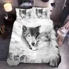Wolf Cute Animal Bedding Set Dog Cat Printing Kids Adult Lovely Gift Luxury Duvet Cover Sets Comforter Bed Linen Queen King Size