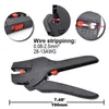 Strippentang Automatisch 0,08-2.5mm 28-13AWG Cutter Kabel Schaar Draad Stripper Tool FS-D3 Multitool Verstelbare Precisie 211110