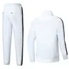 Hochwertige Trainingsanzüge für Herren, Polyester, Sportbekleidung, Sweatshirt, Sport-Fleece, Fitnessstudio, Frühlingsjacke, Hose, lässige Sportbekleidung, Fitness-Set für Herren- und Damenmode