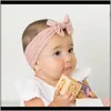 Baby, barn maternitym mism ins mode 23 färger bowknot solid baby huvudband bågeband barn pojke flicka turban huvud wrap hår aessories d