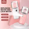 6 couleurs 30 ml Mini USB pulvérisateur d'alcool humidificateur diffuseur automatique brume vapeur Nano désinfectant Spray bureau portable été hydratant visage beauté peau