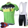 Maillot de cyclisme pour hommes ensemble 2021 été SCOTT équipe à manches courtes chemise de vélo cuissard à bretelles costumes séchage rapide respirant course vêtements taille XXS-6XL Y21041064