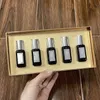 Neutralny zestaw perfum 9ml * 5 sztuk garnitur spray Długotrwałe zapachy EDC 4 Wybory na prezent 1 V1charming zapach szybkiej dostawy