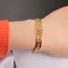 Carvort Elle croyait qu'elle pouvait le faire, alors elle l'a fait 8 mm Femmes Bracelet de mantra gravé inspirant - Bracelet en acier inoxydable pour filles Q0719