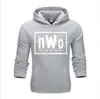 البالغين WCW Wrestling NWO World Ink Wolfpac Hoodies Men Men Male Clothing Camisetas