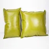 Luxury Oil Wax Pu Leather Cushion Cover Soffa Midje kudde 30x50/45x45/40x65/50x50/55x55/60x60cm Hem Dekorativ kuddkudde/Dekorativ