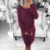 Irregular Bandage Bodycon Dress Slim Tunic Wrap Hips Mini Vestidos Grey Black Winre Red Autumn Dresses High Waist Long Sleeve 210507