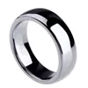 Bröllopsringar 3st Lot 2 6 8mm Ring Set Pure Silver Color Tungsten Par Engagement Lovers smyckeband Alliance Anel299h