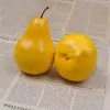 10st 9 5cm 8cm Mix Color High Imitation Fake Artificial Pear Fruit Modelartificial Plastic Simulated Frui Party Decoration234G