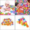 Regali di sabbia25 Pz / lotto Plastica Ocean Ball Eco Friendly Tenda morbida Bagno Piscina d'acqua Baby Kids Swim Pit Toy Divertimento all'aria aperta Sport Gioca Giocattoli Drop Del