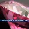GIGAJEWE Diamante moissanite VVS1 taglio rotondo colore rosa 6,5 mm-9 mm per creazione di gioielli