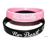 Paar Siliconen Armband Party Gunst Decoratie Paar Armbanden Mode Accessoires Valentijnsdag Gift RRF13073