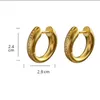 Paar retro en oude oorringen effen ring oor gesp hoge kwaliteit blacksilver kleur oorbellen voor vrouwen luxe sieraden