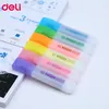 Highlighters Deli Single Art Marker 6 Color Highlighter Acrylic Alcohol Sketch Markers Pen For Artist Drawing Manga Design Scribble