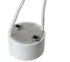 10 stks / partij Ceramic GU10 Lamphouder Basisconnector Socket Adaptador Silicone Lood voor halogeenlamp LED Bulb CFL Lampdraad 15cm
