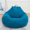 Torba fasoli Krzesło Pokrywa Leniwy Beanbag Sofy Pokrywa bez wypełniacza Lounger Siedziba Worki Pufla Asiento Krzesła Krzesła Tatami Pokrywy 211102