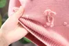 Boys and girls sweater pullover round neck autumn and winter knitted cotton cashmere cute children's bottoming shirt Y1024