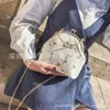Shenzhen Bagages Usine Femmes Épaule Simple Incliné Pu Dîner Clip Bijoux Sac Broderie Coréenne