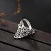 Wedding Rings Bijoux Silver Large Flower For Women Christmas Gifts Adjustable Open Ring Ladies Boho Jewelry Anillos
