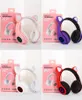 Leuke kat oor draadloze oortelefoons B39 Bluetooth hoofdtelefoon BT 5.0 Headsets Stereo Muziek Gaming Wired Earbud Luidspreker Hoofdtelefoon