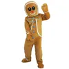 Performance Gingerbread Mascot Costumes Halloween Fancy Party Dress Cartoon Character Carnival Xmas Easter Advertising Birthday Party Costume Outfit