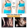 Svett Bastu Shorts Body Shaper Viktminskning Slimming Byxor Kvinnor Midja Trainer Tummy Control Thermo Pookmer Leggings Gym Workout X0713