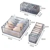Dormitory Closet Organizer For Underwear Socks Home Cabinet Divider Storage Box Scarf Bra Foldable Drawer 211102