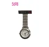 Clip-on Fob Quartz Brooch Hanging Nurse Pin Watch Fashion Luxury Men Women Unisex Full Steel Pocket Watch relogio Clock